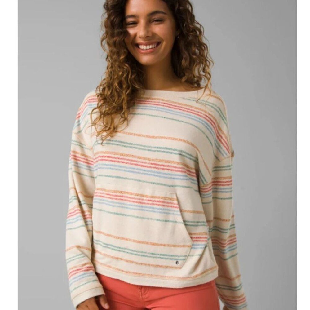 Prana Cozy Up Suncation Pullover Size L